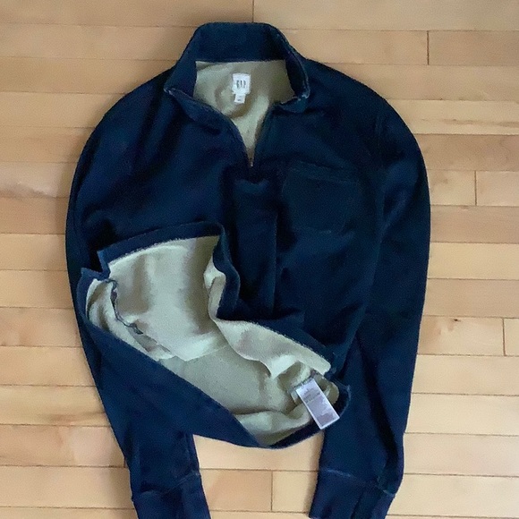 GAP  1/4  ZIP SWEATER MEN L - Picture 5 of 10